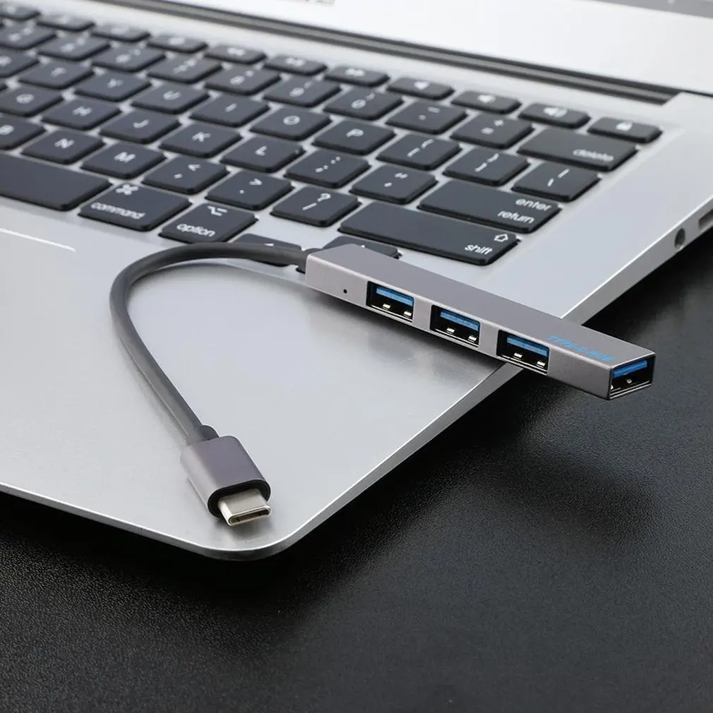 4 USB 3 1 к USB-C адаптер Type-C концентратор для Macbook Pro мобильного телефона ноутбука |