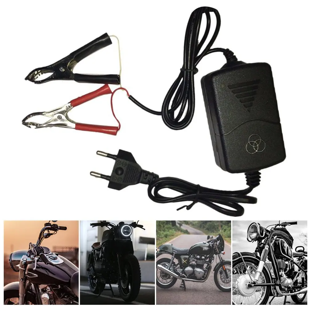 Full Automatic Car Battery Charger DC 12V/1A 15W Auto Motorcycle ATV Smart Compact Tender Maintainer EU Plug |