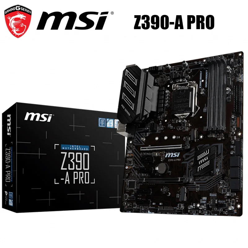 Billig Neue Bergbau Motherboard Für MSI Z390-A PRO LGA 1151 DDR4 Motherboard 6GPU 6PCI-E Motherboard