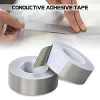 20mroll adhesive conductive fabric cloth tape rfemiemf shield tape for lcd emi anti radiation shield single side glue