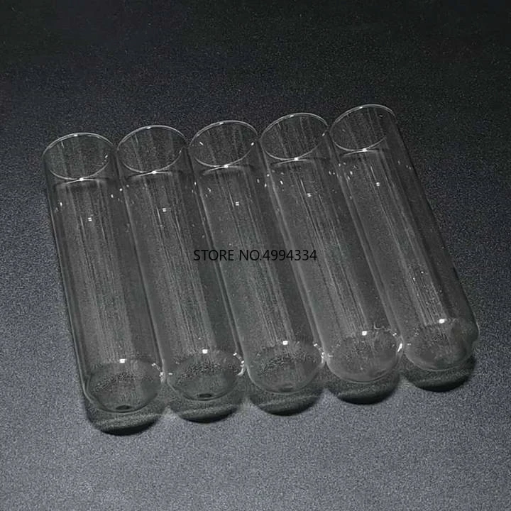 5 шт./партия 25x100 мм круглая Нижняя стеклянная пробирка для лабораторных