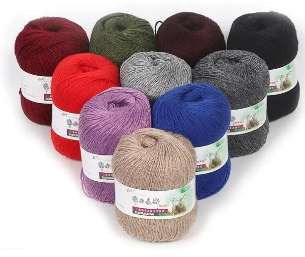 1 шт. = 50 г пряжа плюшевый кашемир линия машинной вязки шерстяная ручная вязка