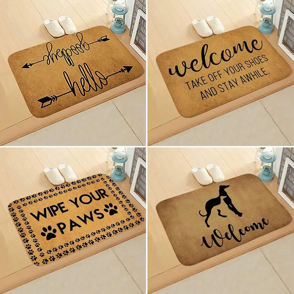 

Welcome Sweet Home Letter Non-slip Water Absorption Door Mat Carpet Floor Decor