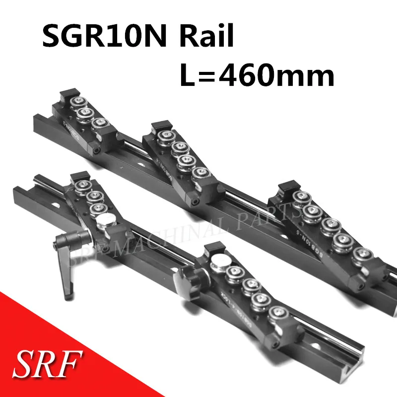 Высококачественная алюминиевая квадратная направляющая ролика 1 шт. SGR10N длина =