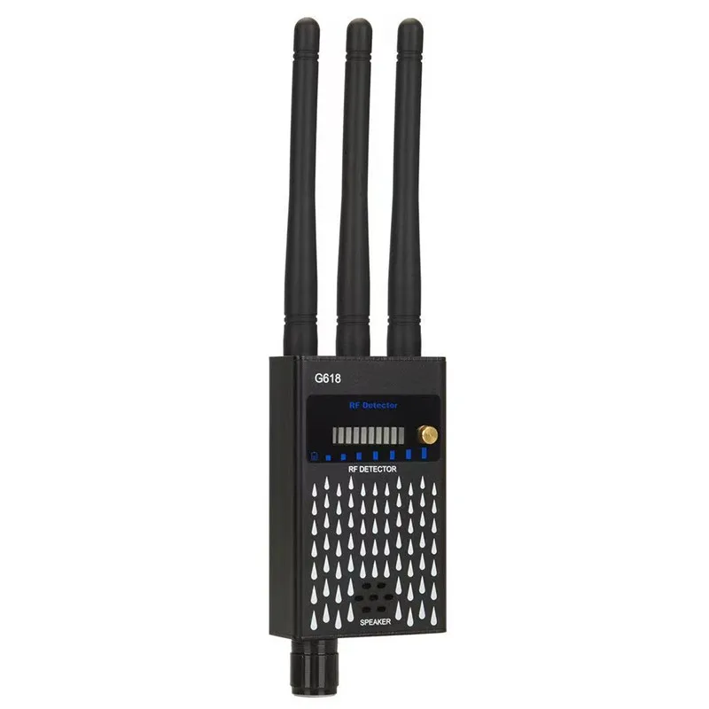 g618 proker detector 3 antenna anti spy rf cdma signal finder for gsm bug gps tracker wireless hidden camera eavesdropping free global shipping