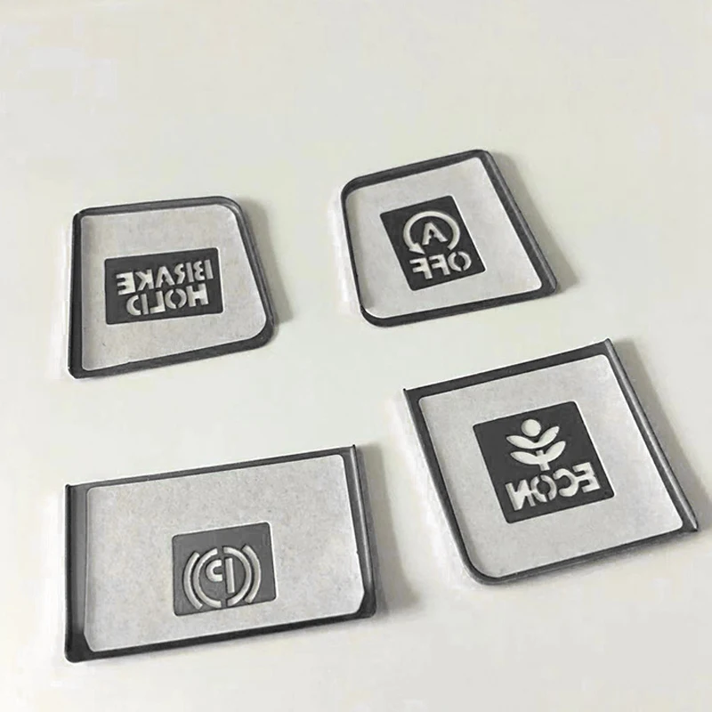 

pcmos Silver Inner Electronic Parking Hand Brake Knob Cover For Honda Civic 2016-2019 Interior Accessories Stickers Moulding New