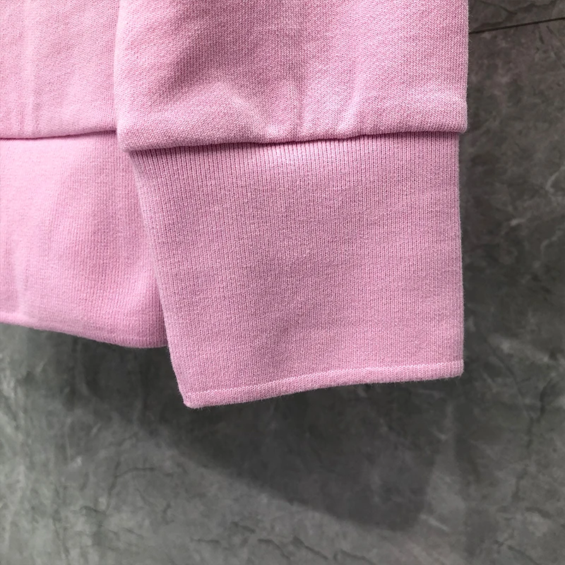 Мужская толстовка TB THOM осенне-зимние толстовки модная брендовая розовая