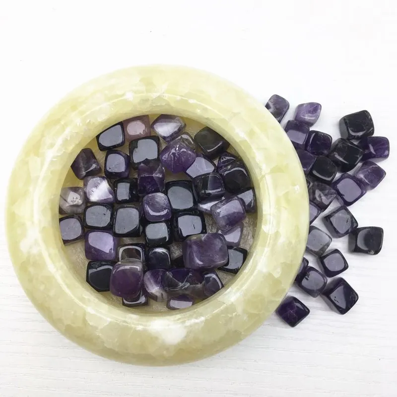 Аметист мечты кубик свисающие камни натуральные драгоценные минералы кварца