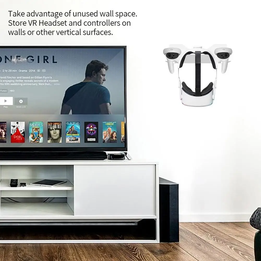 Металлический Настенный Держатель для гарнитуры VR подставка с крючком полка