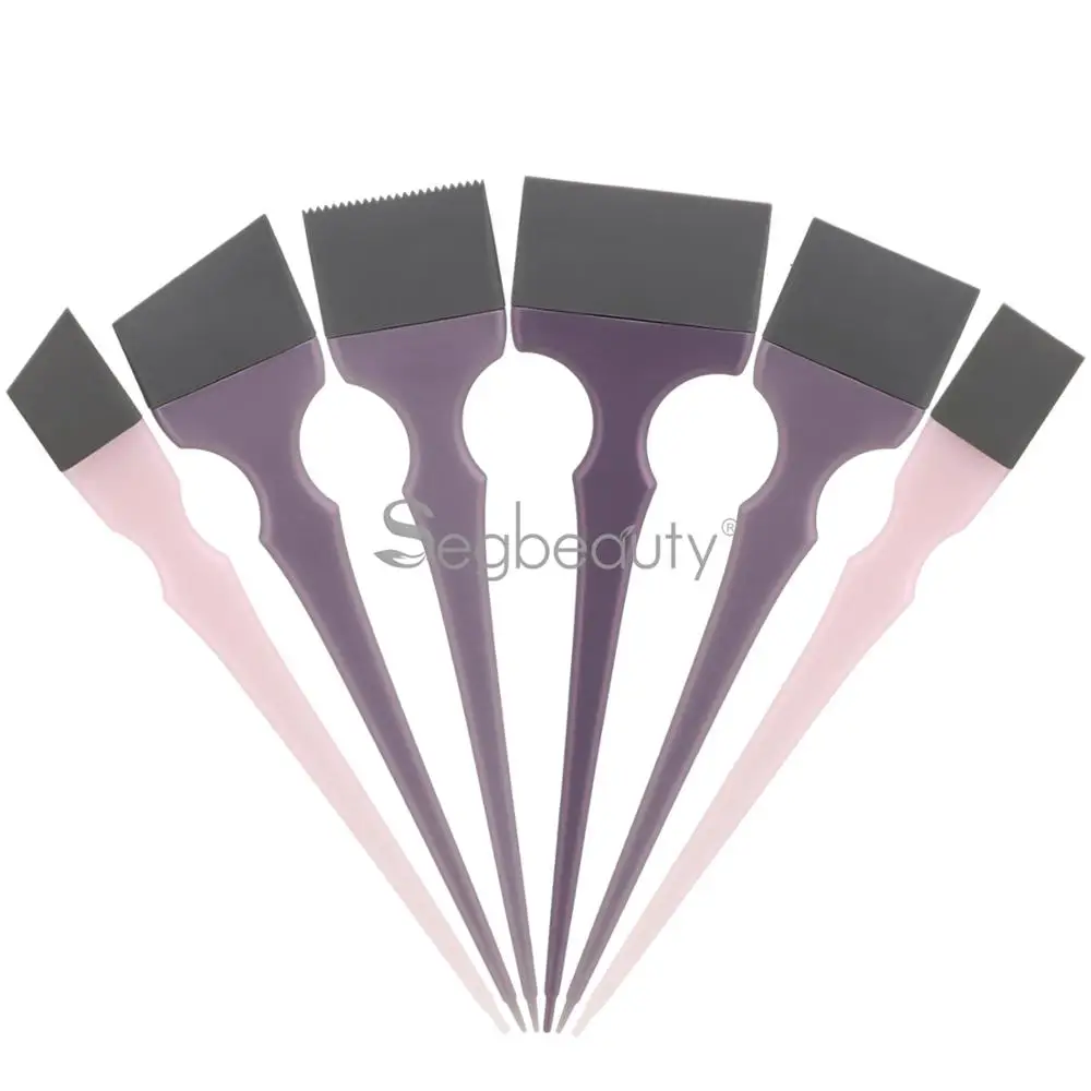 6 шт. Силиконовые кисти для окрашивания волос|Расчески| |