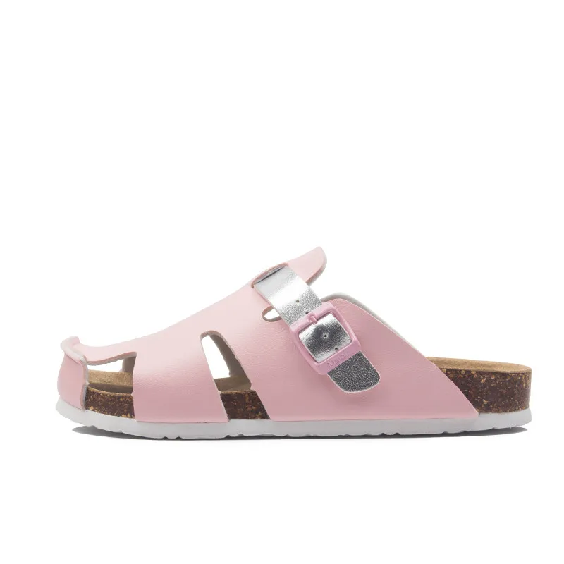 Шлепанцы с пробковой пряжкой для мужчин и женщин повседневные сандалии вырезами