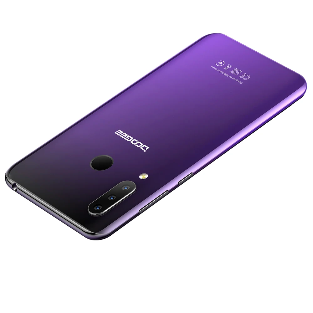DOOGEE N20, мобильный телефон, 6,3 дюймов, дисплей, 64 ГБ, 4 Гб, отпечаток пальца, распознавание лица, 16 МП, 8 Мп, 8 Мп, тройная задняя камера, восьмиядерный смартфон, 4350 мАч