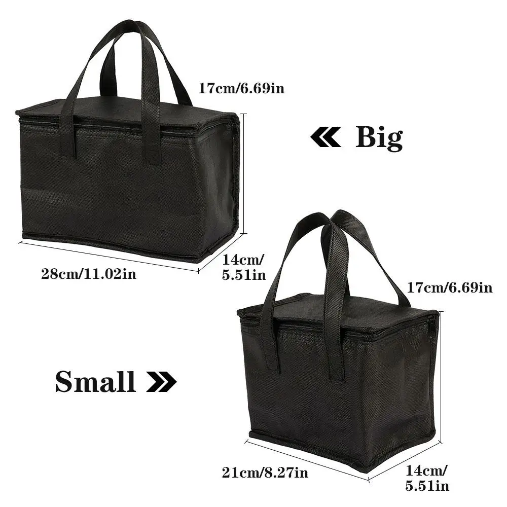 

Portable Lunch Cooler Bag Folding Insulation Picnic Ice Pack Food Thermal Bag Drink Carrier Insulated Bags Food Delivery Bag