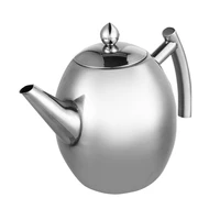 10001500ml stainless steel teapot coffee pot water kettle with filter large capacity home hotel restaurant cafe bar teapot