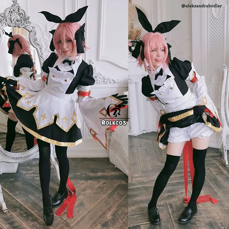 ROLECOS Fate Extella Link Astolfo костюм для косплея игра FGO косплей платье Apocrypha женский