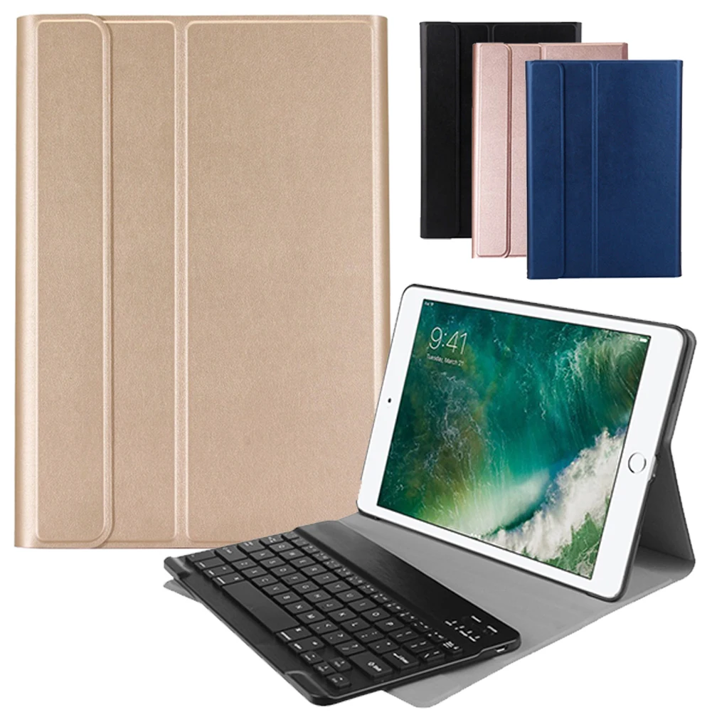 Чехол с Bluetooth клавиатурой для iPad 9 7 дюйма 2017 2018 чехол 2 в 1 беспроводной Air