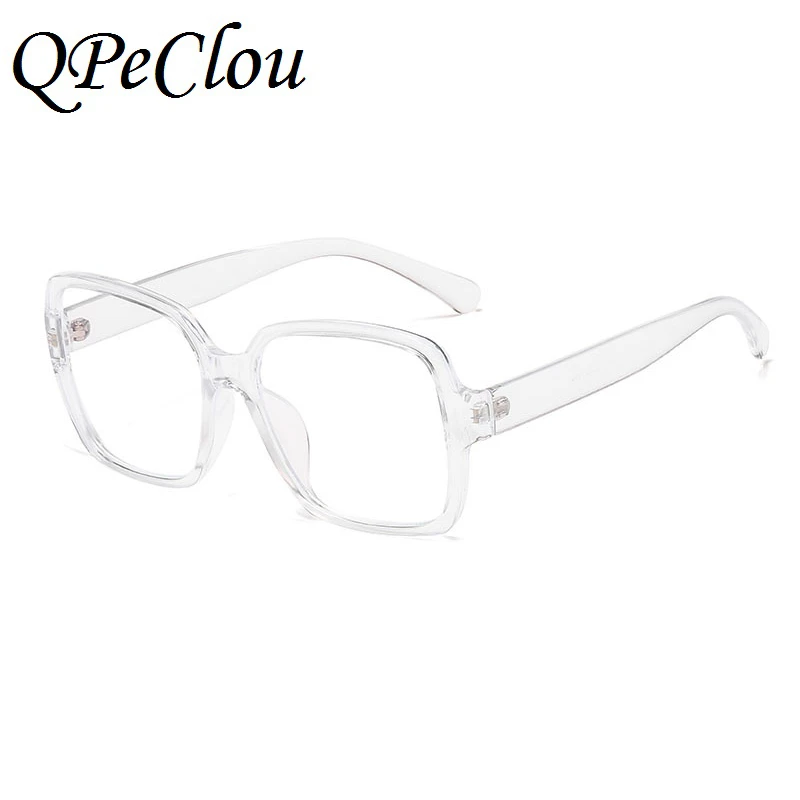 QPeClou 2020 новые большие брендовые квадратные оптические очки с оправой для женщин и