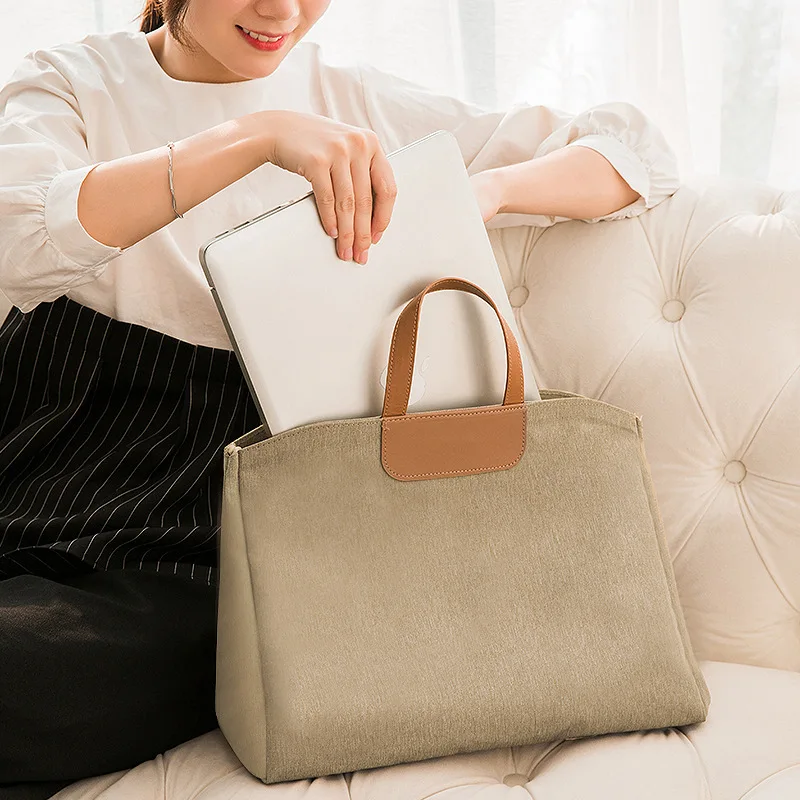 

Baby Diaper Bag For Moms Business Briefcase Style Mother Shoulder Bag Women Message Crossbody Totes Bag Document