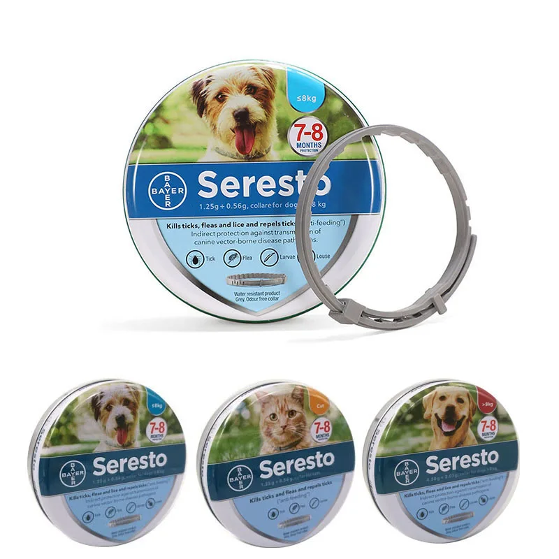 

Dog Collar Insect Repellent Mosquito Seresto Bayer Flea Collars Lice Small And Medium Pets Cats Adjustable Accessories Supplies
