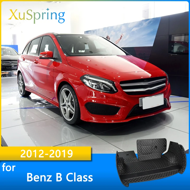 

Car Trunk Mat Cargo Liner For Benz B Class 2012 2013 2014 2015 2016 2017 2019 Rear Tail Durable Boot Cover Protective Styling