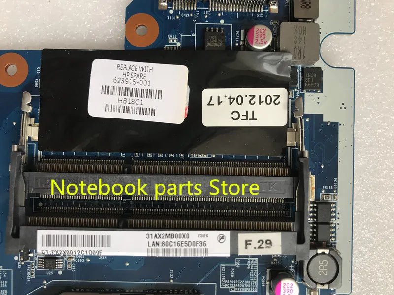 Материнская плата для ноутбука DA0AX2MB6E1 HP 623915 001 CQ56 G56 CQ62 100% протестированная