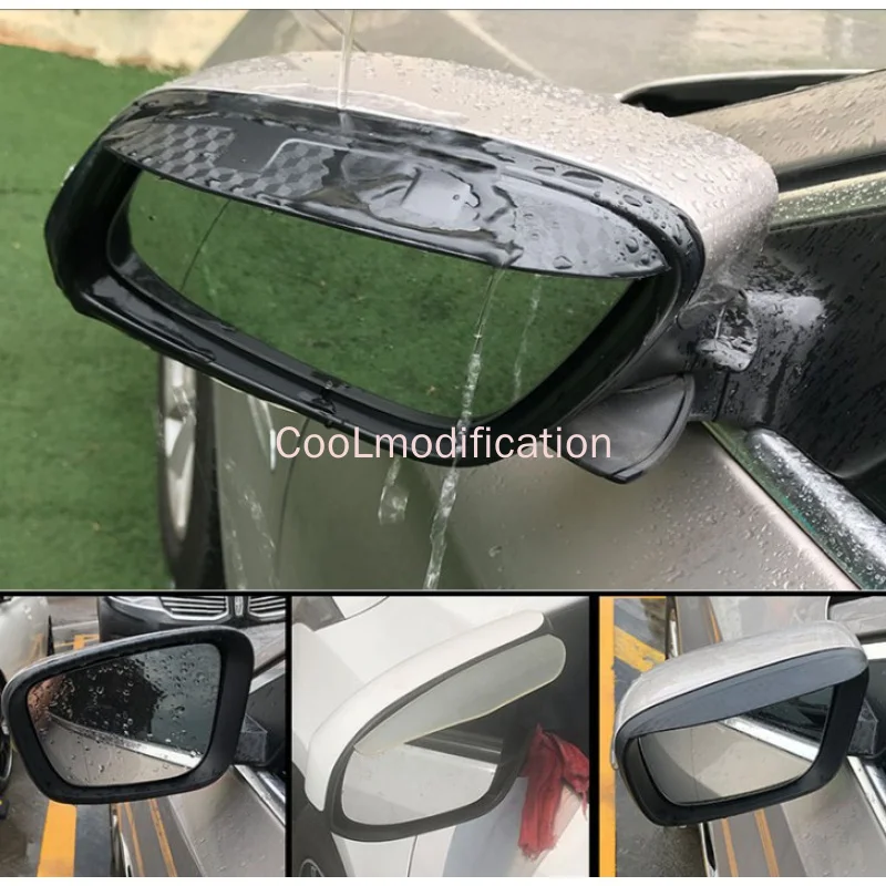1 пара защита от дождя для заднего вида чехол боковой двери козырек зеркала