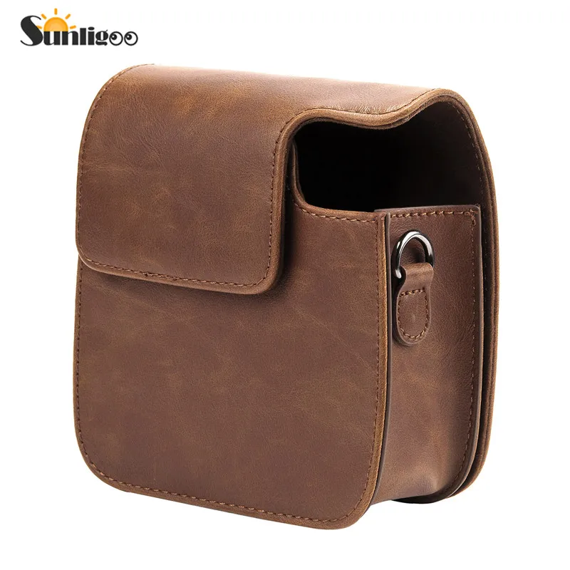 Sunligoo Горячая Классическая коричневая сумка из искусственной кожи с ремешком для