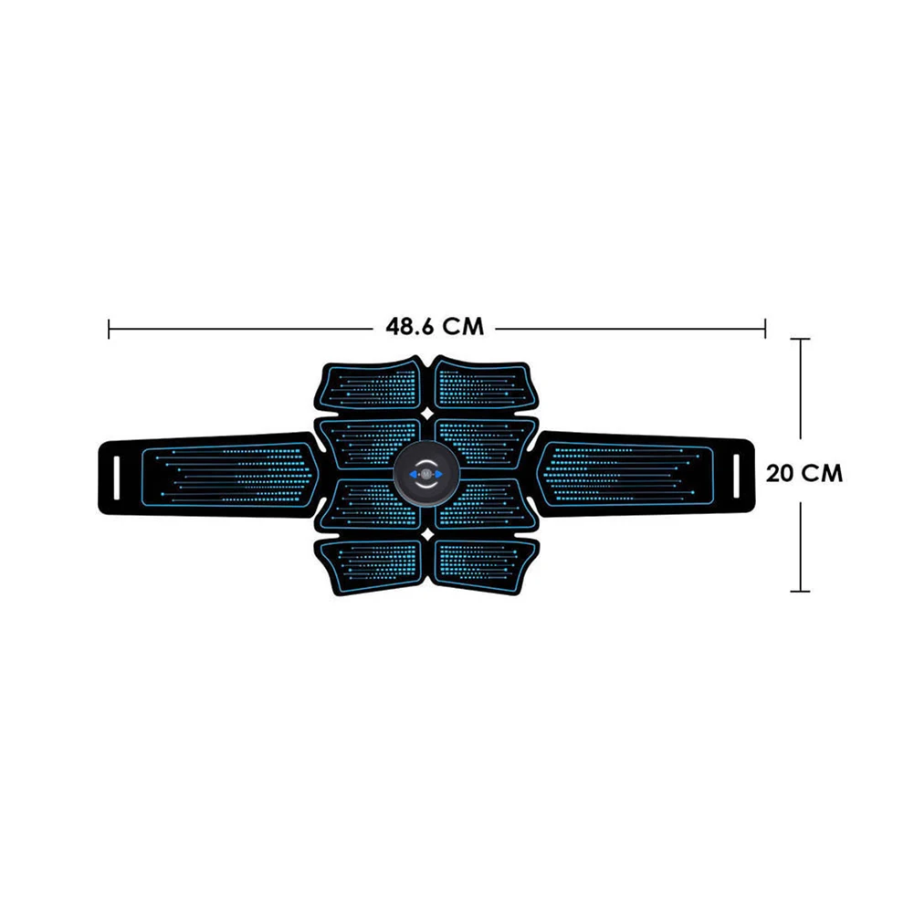 

Electric Weight Loss Trainer Abdominal Sticker EMS Wireless Muscle Stimulator Slimming Belt Abdominal Muscle Sticker