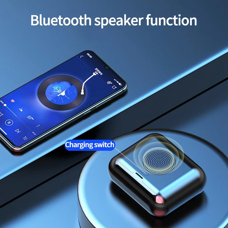 Наушники TWS с шумоподавлением Bluetooth наушники тяжелыми басами беспроводные
