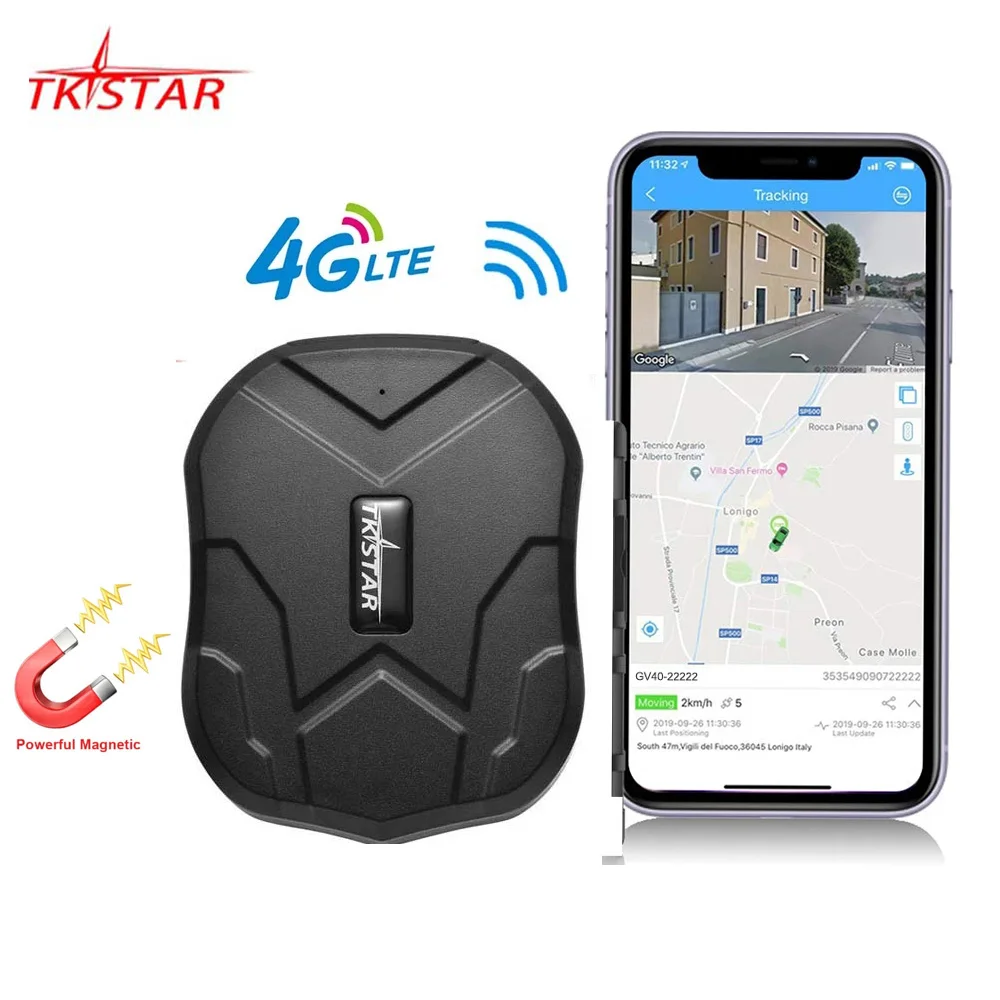 Автомобильный GPS трекер TKSTAR TK905 4G LTE 3G WCDMA водонепроницаемый с магнитом в режиме