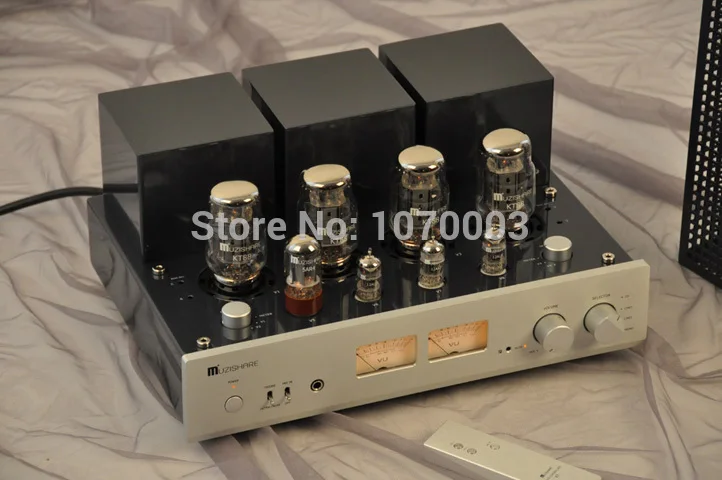 Q-019 MUZISHARE X7 Интегрированный усилитель вакуумной трубки KT88x4 AB1 Push-pull усилитель 25~ 45 Вт TR~ UL переключатель 110 В/220 В мм phono