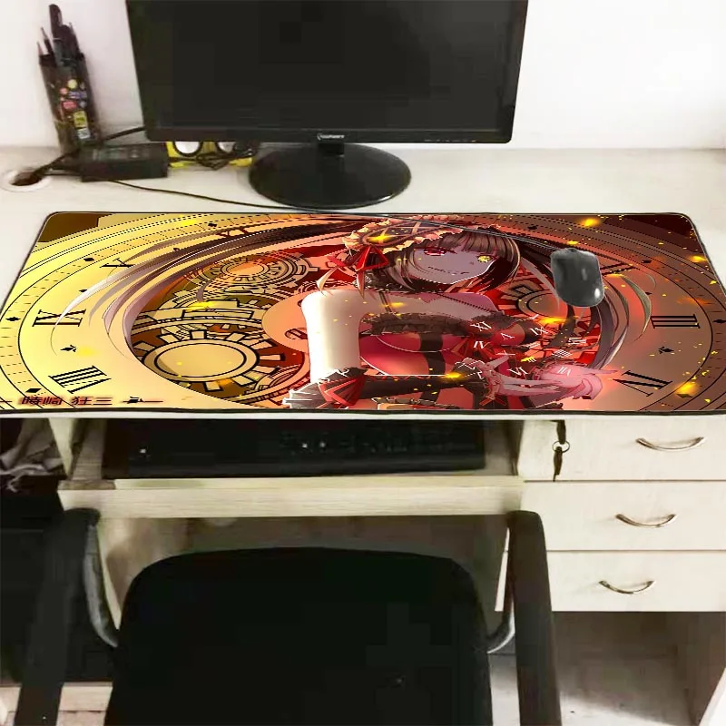 Mairuige Date A Live Kurumi аниме мультфильм большой коврик для мыши большой игровой коврик для мыши отправить другу 40x90 см