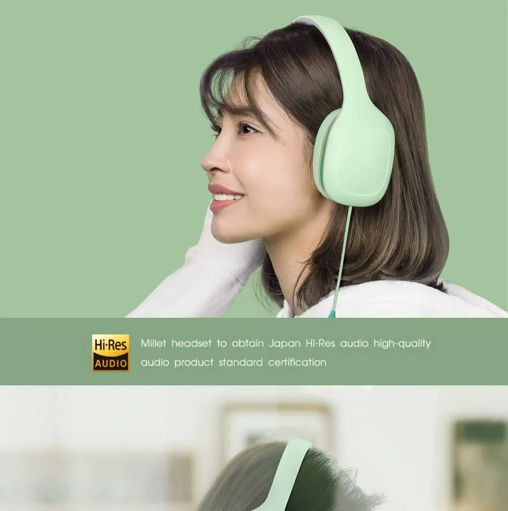 Оригинальные наушники Xiaomi Sterero Music Hi-Fi mi гарнитура комфорт мольберт наушники легкость version3.5 мм для мобильных телефонов Спорт