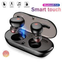 tws y30 bluetooth earphone 5 0 hifi stereo sound earbuds wireless headphone noise cancelling headset for android ios smart phone