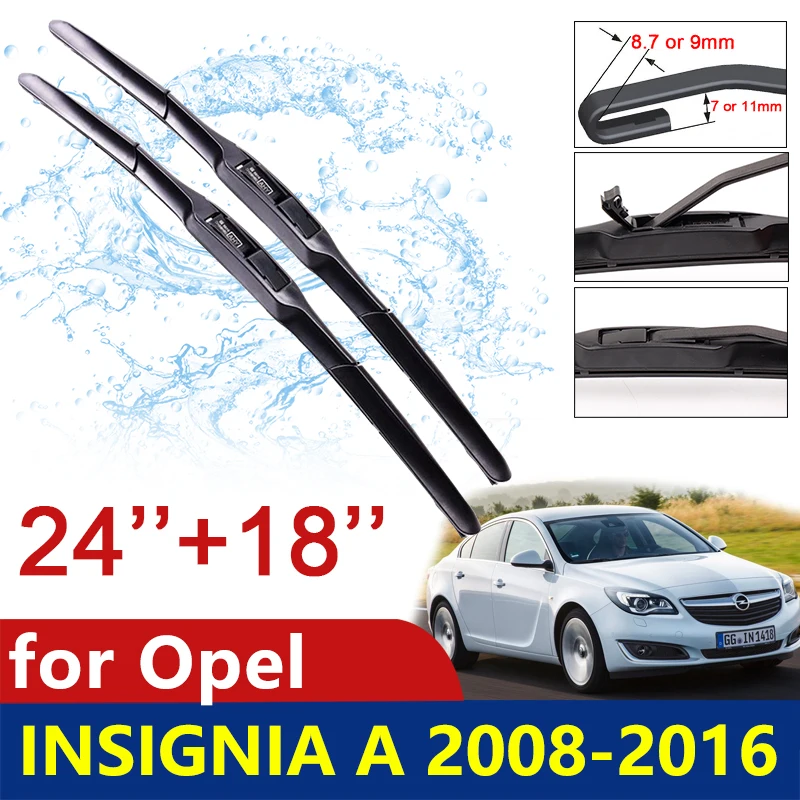 

Автомобильные щетки стеклоочистителя для Opel Insignia MK1 2008 ~ 2016 Vauxhall Holden Buick Regal Front щетка для лобового стекла, автомобильные аксессуары 2009 2015
