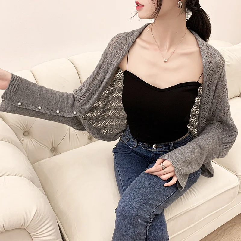 

New Knitted Fake Collars Shawl for Women Sleeve Shawl Scarf Half Shirt Tops Detachable Collar Cardigan for Women False Collar