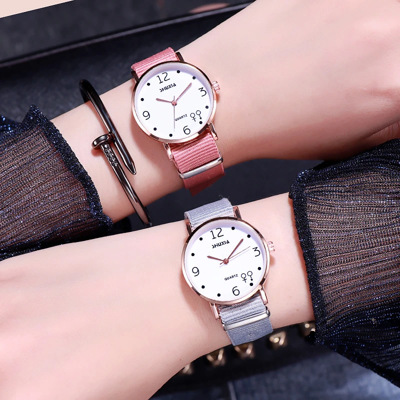 Нейлоновый ремешок для часов женские часы с маленьким циферблатом 32 мм модные