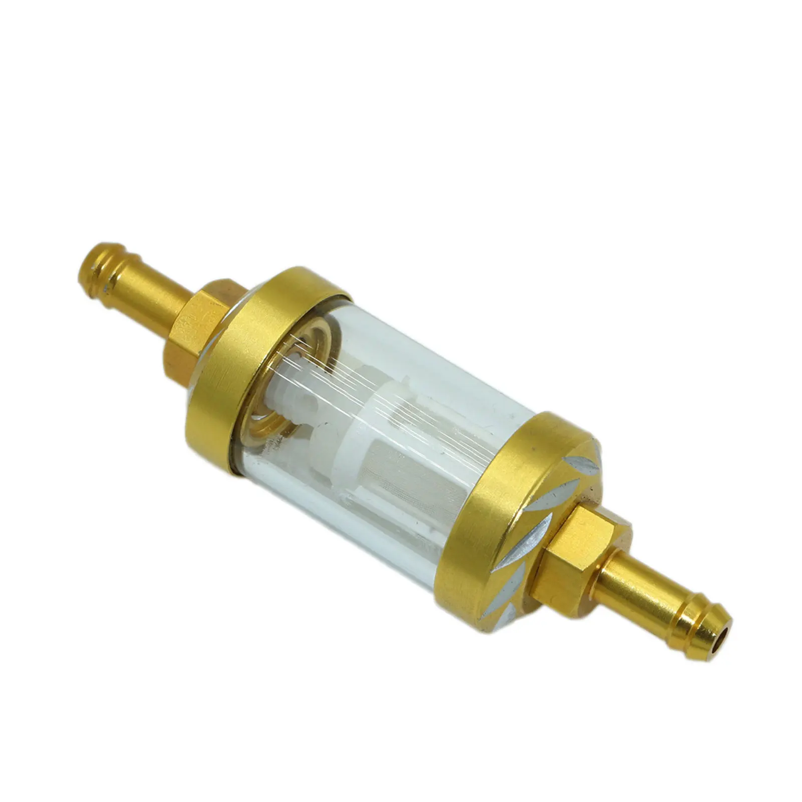

Motorcycle Gas Fuel Gasoline Oil Filter Aluminum Alloy Glass Moto Accessories Universal For ATV Dirt Pit Bike Motocross Richly