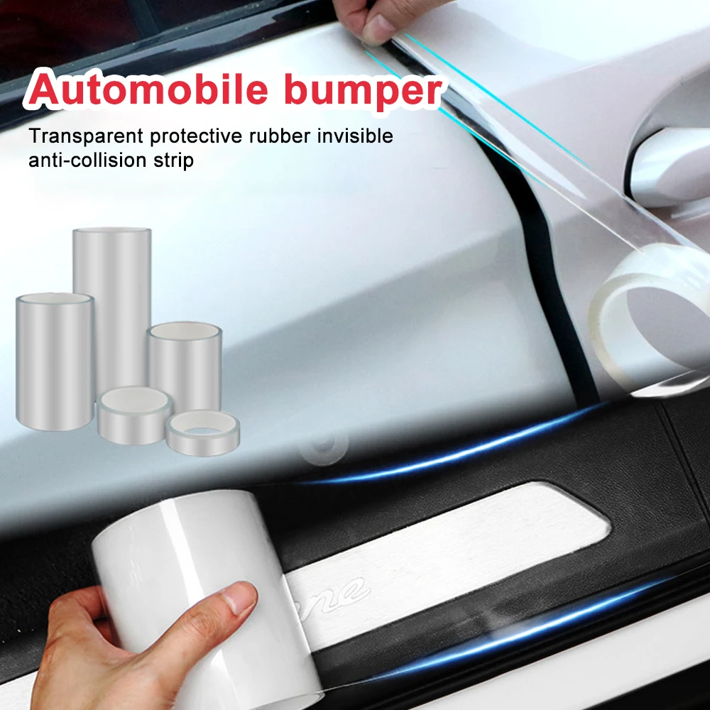 

Universal Car Stickers Protector Car Door Sill Sticker Scratchproof Stickers Protector Nano Tape Auto Bumper Strip Car Protect