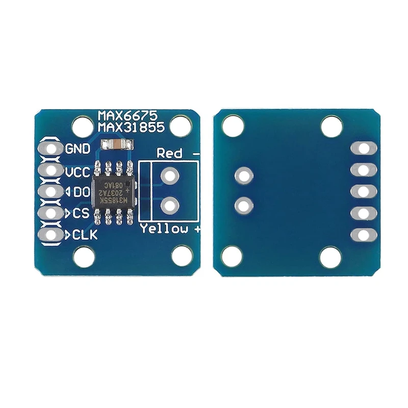 3 шт. MAX31855 MAX6675 SPI Тип K Модуль платы датчика температуры термопары для Arduino |