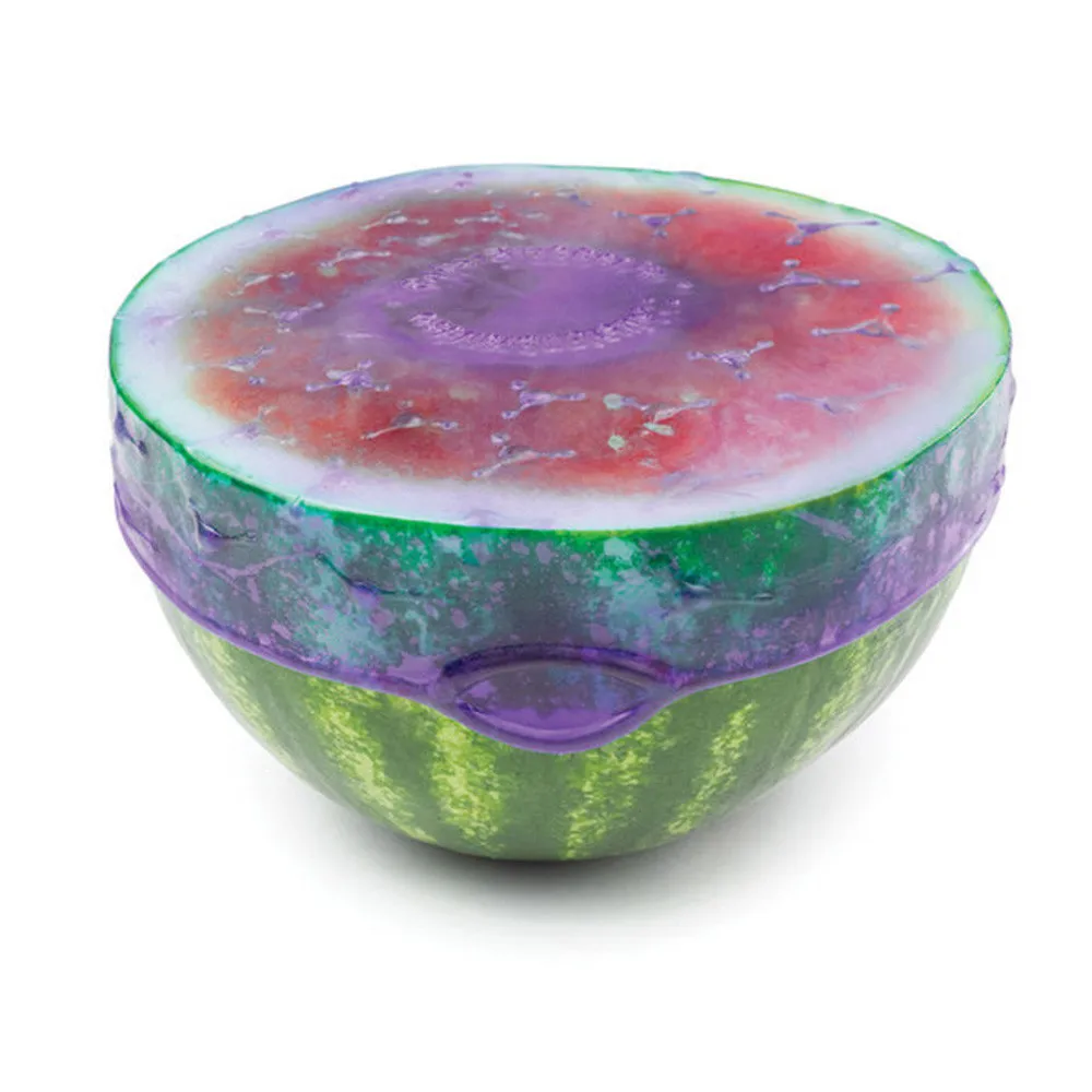 

Silicon Fruit Cover Creative 4 Pcs Silicone Lids for Fruit Or Bowls Cups Food Cover Set Of Food Saver Stretch K824