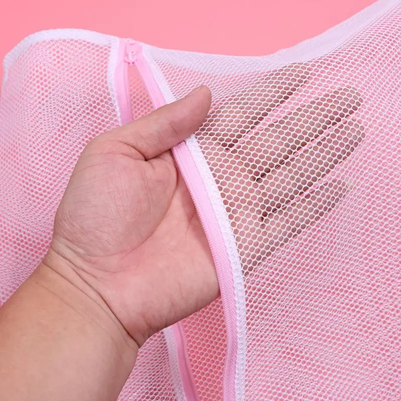 

3 Size Polyester Mesh Laundry Bag Polyester Washing Net Bag For Underwear Sock Washing Machine Pouch Clothes Bra Bags wholesale