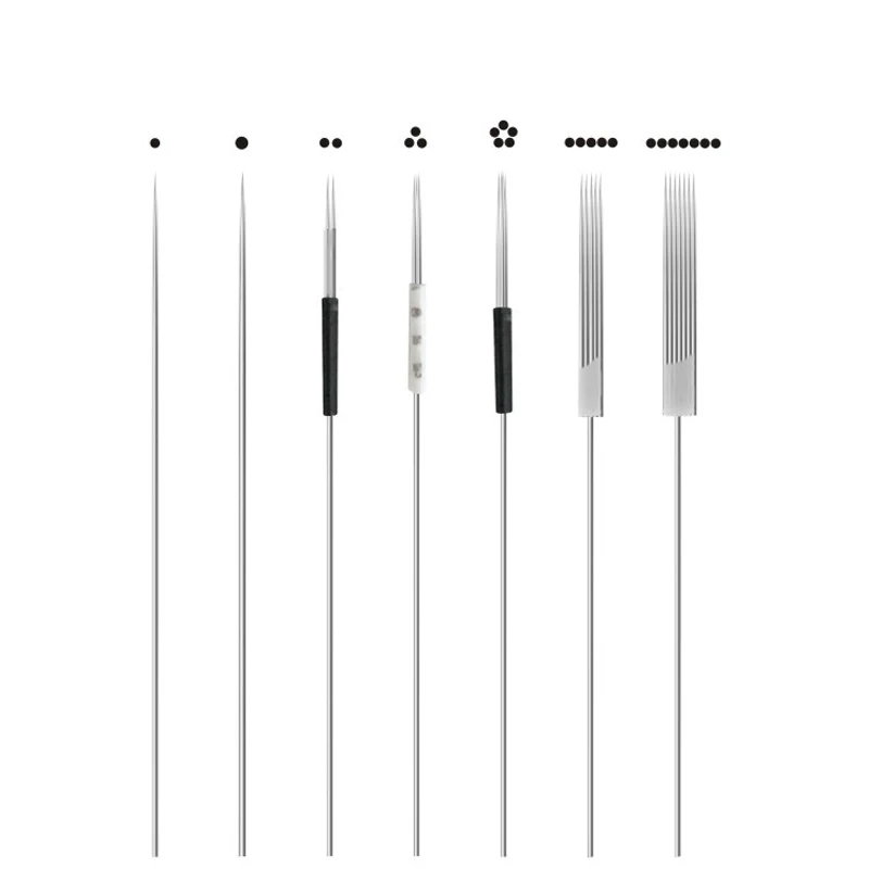 Одноразовые стерилизованные Профессиональные тату иглы 3/5 1RL F3/5 для
