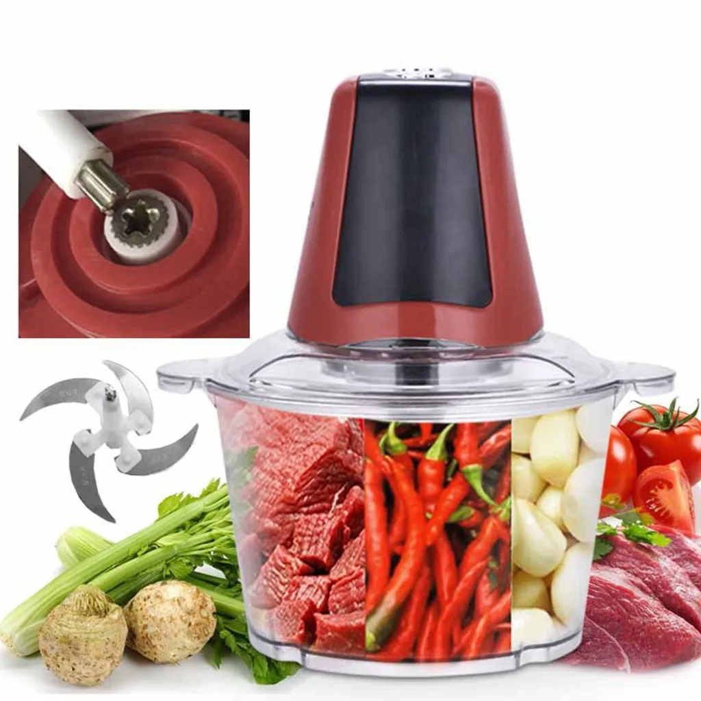 

Автоматическая электрическая мясорубка для кухни, Многофункциональный кухонный комбайн, бытовой измельчитель для специй, рыбы