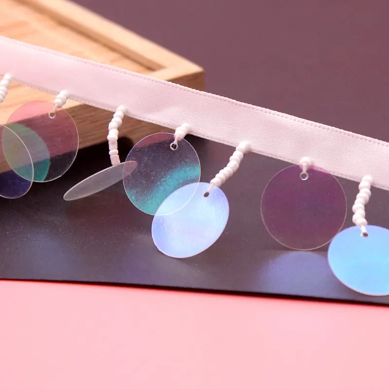 2 ярда 40 мм черная хлопковая вышитая ткань с блестками кружевная отделка Лента