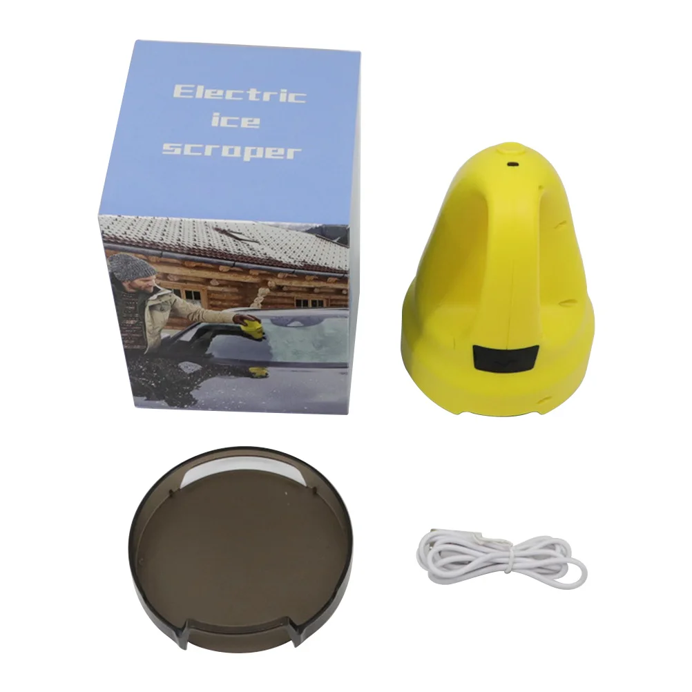 

New Electric Heated Car Ice Scraper Automobiles Snow Removal Shovel Windshield Glass Defrost Clean Tools