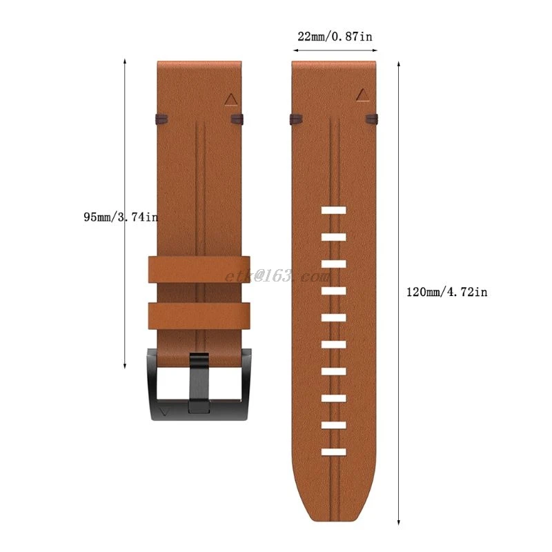 

Replaced Geniune Leather Watch Band Quick Release Wrist Strap for garmin Fenix 5/5Plus/6/Forerunner935 945/Instinct