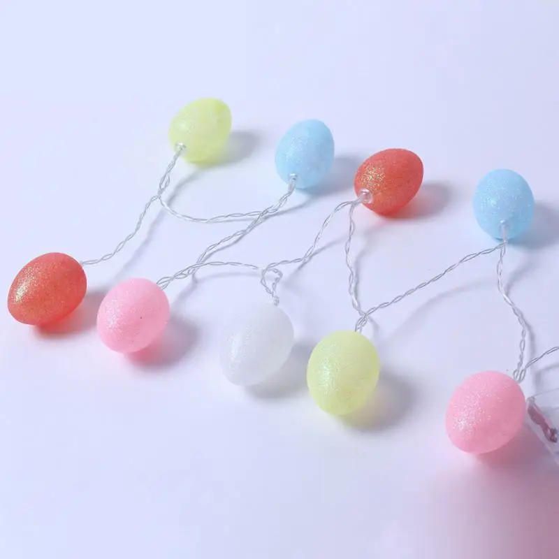 

10/20LED Easter Light String Dusted Easter Egg Children's Room Holiday Atmosphere Party Decoration Rnaments For Home