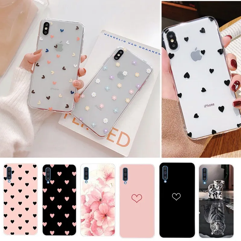 Мягкий силиконовый чехол для Samsung Galaxy A50 A30 A70 A51 A71 из ТПУ S10 E Plus + S8 S9 PLUS A7 2018 S20