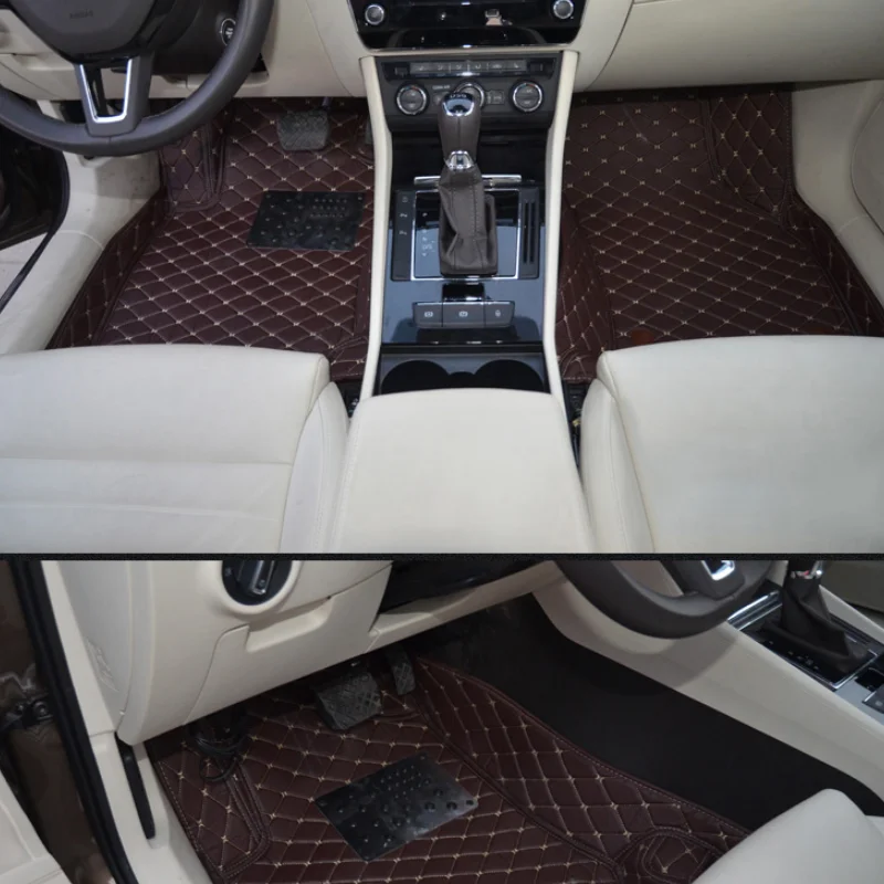 Кожаный Автомобильный Коврик для skoda superb b5 b6 b8 1 2 3 2001 2002 2003 2004 2005 2006 2007 2008 2009 2010 2011 2012